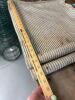 Wire Basket, Large Mason Jar, and Antique Textile with Wood Rods - 9