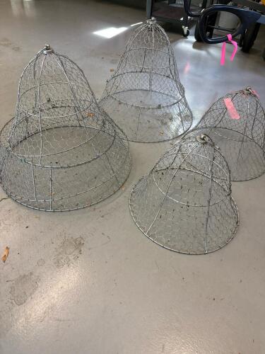 Wire Cloche Plant Covers, Chicken Wire Dome-Style Garden Shields