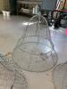 Wire Cloche Plant Covers, Chicken Wire Dome-Style Garden Shields - 3