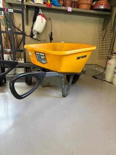 True Temper Total Control Wheelbarrow with Poly Tray