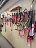 Assorted Hand Tools: Shovels, Saws, Brooms, Pruners, and Rakes