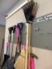 Assorted Hand Tools: Shovels, Saws, Brooms, Pruners, and Rakes - 7