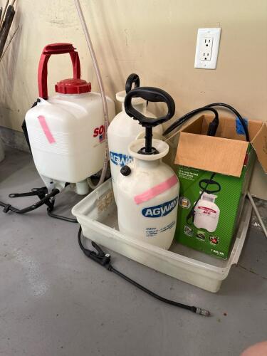 Backpack and Handheld Garden Sprayers, Solo and Agway-Style
