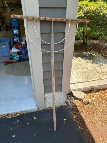 Vintage Wooden and Metal Garden Rake