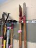 Garden Tools Assortment Including Rakes, Shovels, Spade Forks with Empty Buckets with Lids - 2