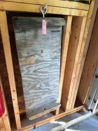 Vintage Wooden Dolly with Casters