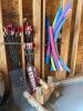 Assorted Yard Markers, Pool Noodles, Wedding Signs, Wire Mesh