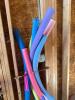 Assorted Yard Markers, Pool Noodles, Wedding Signs, Wire Mesh - 4