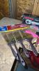 Assorted Tools and Supplies: Tekton Torque Wrench, Funnels, Oil Filters, Gas Can, Paint Brushes - 3