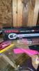 Assorted Tools and Supplies: Tekton Torque Wrench, Funnels, Oil Filters, Gas Can, Paint Brushes - 5