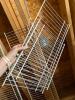 White Wire Closet Shelving Lot with Mounting Hardware - 6