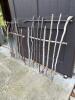 Rustic Branch Garden Fences - 2