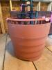 Large Outdoor Self-Watering Plastic Planter Pot for Tomatoes - 2