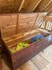 Long Wood Storage Chest - 5