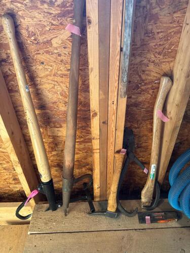 Assorted Logging Tools and Wedges