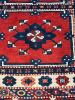 Hand-Knotted Wool Rug in Geometric Pattern - 2