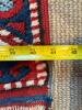 Hand-Knotted Wool Rug in Geometric Pattern - 4