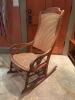Antique Cane Back and Seat Wooden Rocking Chair