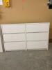 White Six-Drawer Dresser
