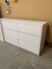 White Six-Drawer Dresser - 2