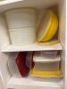 White Laminate Storage Cabinet & Contents - 3