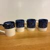 Four Signed Ceramic Moose Mugs - 3