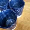 Four Signed Ceramic Moose Mugs - 7