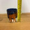 Four Signed Ceramic Moose Mugs - 10