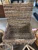 Assorted Woven Baskets and Miniature Twig Chair - 4
