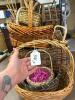 Assorted Woven Baskets and Miniature Twig Chair - 6