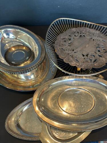 Silver-Plated Serving Pieces, Italian and Continental-Style