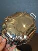 Chippendale Silverplated Serving Dish with Pair of Scalloped Silverplated Dishes - 3