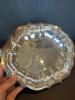 Chippendale Silverplated Serving Dish with Pair of Scalloped Silverplated Dishes - 5