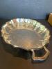 Chippendale Silverplated Serving Dish with Pair of Scalloped Silverplated Dishes - 9