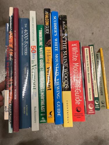 Lot of NH and New Englad Hiking Trail Guides