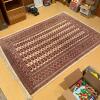Handwoven Oriental Rug in Tribal-Style Pattern