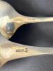 Pair of H. Ladd & Co. Coin Silver Spoons with Engraved Handles - 3