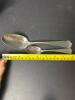 Pair of H. Ladd & Co. Coin Silver Spoons with Engraved Handles - 6