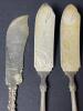 Trio of Victorian-style Sterling Silver Butter Knives - 2