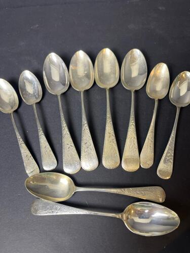 Sterling Silver Spoons by Trefethen & Moore