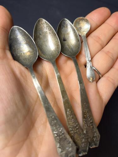 Sterling Silver Demitasse and Salt Spoons Assortment
