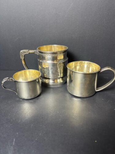 Sterling Silver Baby Cups Assortment