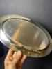 Sterling Silver Serving Tray and Small Plates - 10