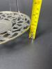 Sterling Silver Openwork Footed Dish in Ornate Scrollwork Style - 6