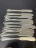 Larget Set of Sterling Silver Flatware by J. Lumsden & Son, Art Deco-Style - 5