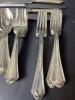 Larget Set of Sterling Silver Flatware by J. Lumsden & Son, Art Deco-Style - 28