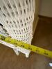 Pair of White Wicker Twin Headboards - 6