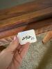 Square Wood and Wicker End Tables with Glass Top Panels - 12