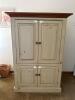 Two-Tone Wood Armoire in Country Style - 2
