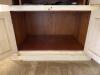 Two-Tone Wood Armoire in Country Style - 4
